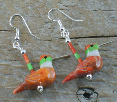 Earrings Southwest Hummingbirds